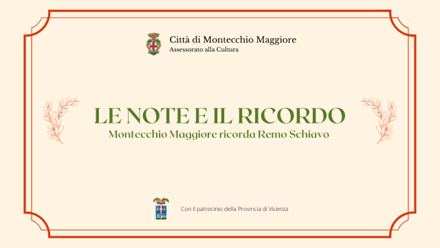 Le note e il ricordo: Montecchio Maggiore ricorda Remo Schiavo