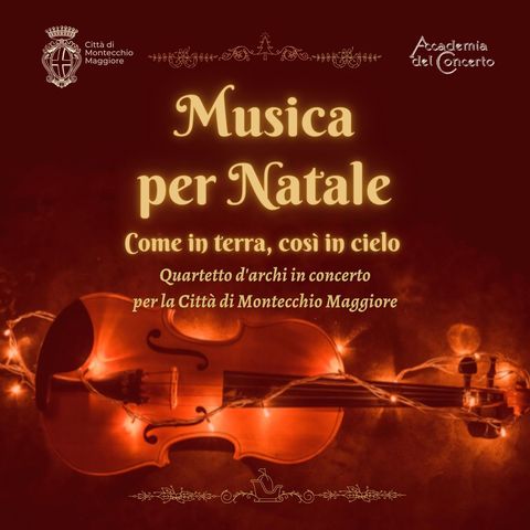 "Musica per Natale. Come in terra così in cielo": Concerto di Natale in streaming 